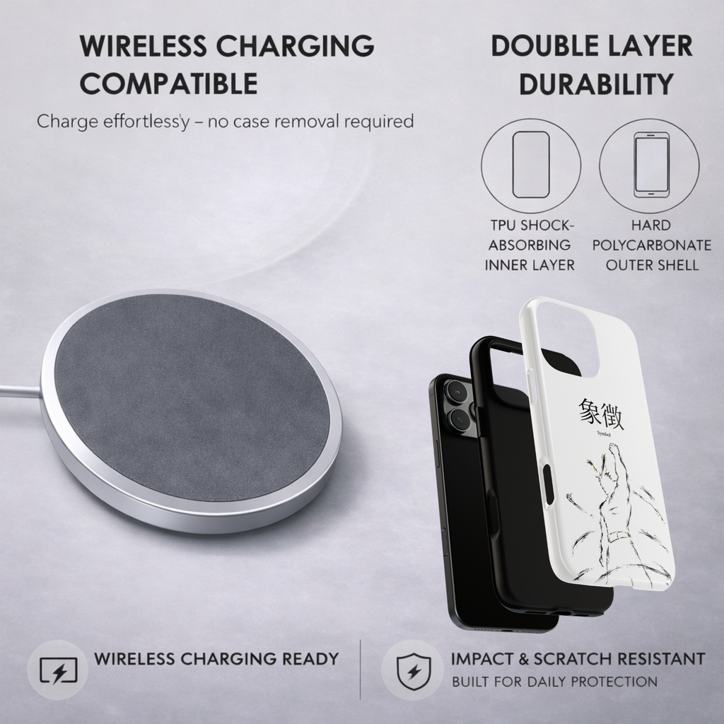 White "Symbol" - Symbol of Peace Case