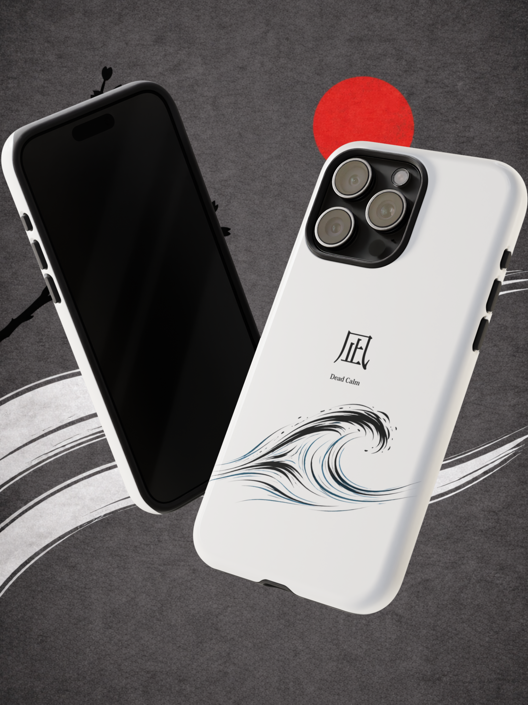 White "Dead Calm" - Water Wave Case