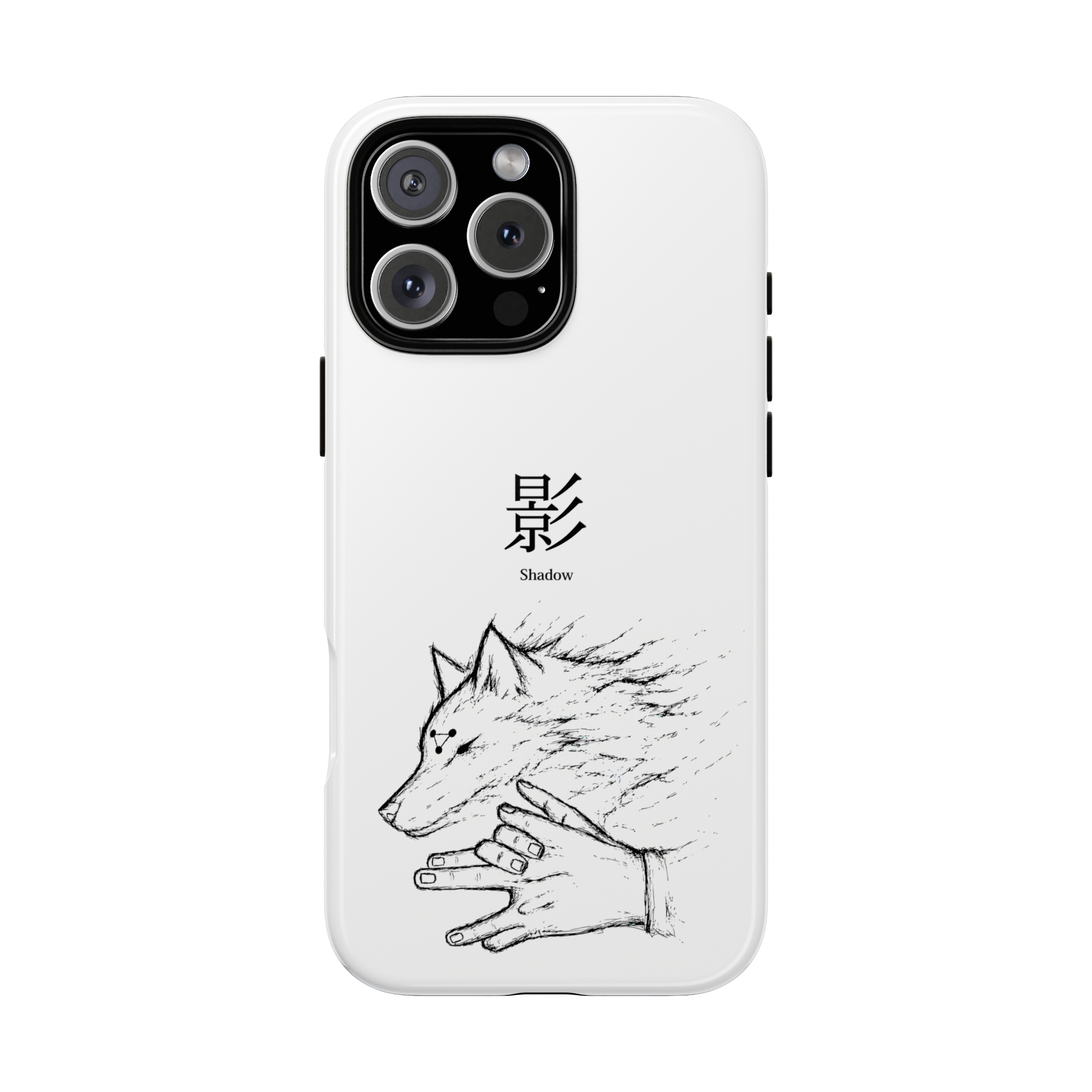 White "Shadow" - Wolf Spirit Case