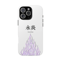White "Eternal Flame" - Flame Style Case